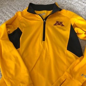 Minnesota Gophers semi-fitted 3/4 zip